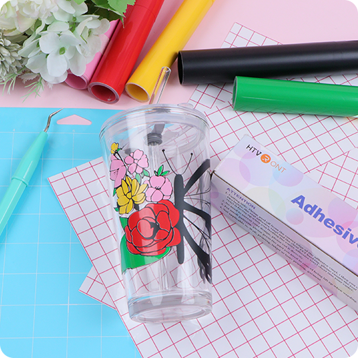 Permanent Adhesive Vinyl Roll - 30 x 152 cm（2 Colors)