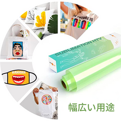 Clear Sublimation HTV for Light Fabric - 30 X 152 cm